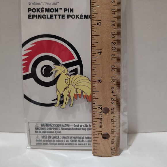 Pokemon TCG Ninetails Enamel Pin Official Nintendo Collectible Pin Badge Emblem - Picture 4 of 4
